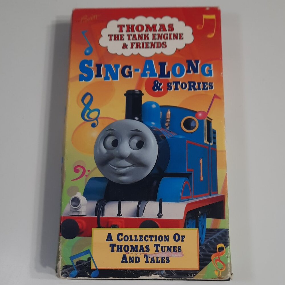 Thomas Tank Engine Sing Along Stories VHS 1997 Kids Train Video Tested
